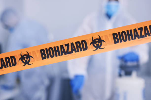 Professional Blood Cleanup technician working in Farmington, UT